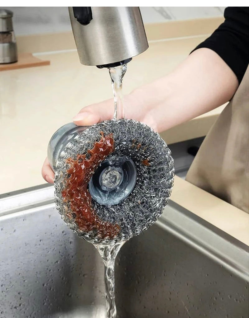Soap Dispensing Palm Brush With Dispenser