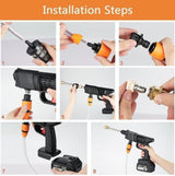 Wireless High Pressure Car Washer Water Spray Gun