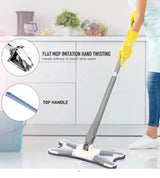 X Shape Mop Floor Cleaning Hands-free With 1 Super-absorbent Microfiber Pads.