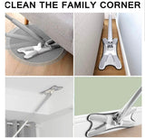 X Shape Mop Floor Cleaning Hands-free With 1 Super-absorbent Microfiber Pads.