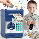 Electronic piggy Bank ATM with password for kids savings(Doremon version”