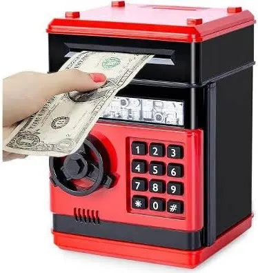 Electronic piggy Bank ATM with password for kids savings(Doremon version”