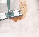 X Shape Mop Floor Cleaning Hands-free With 1 Super-absorbent Microfiber Pads.